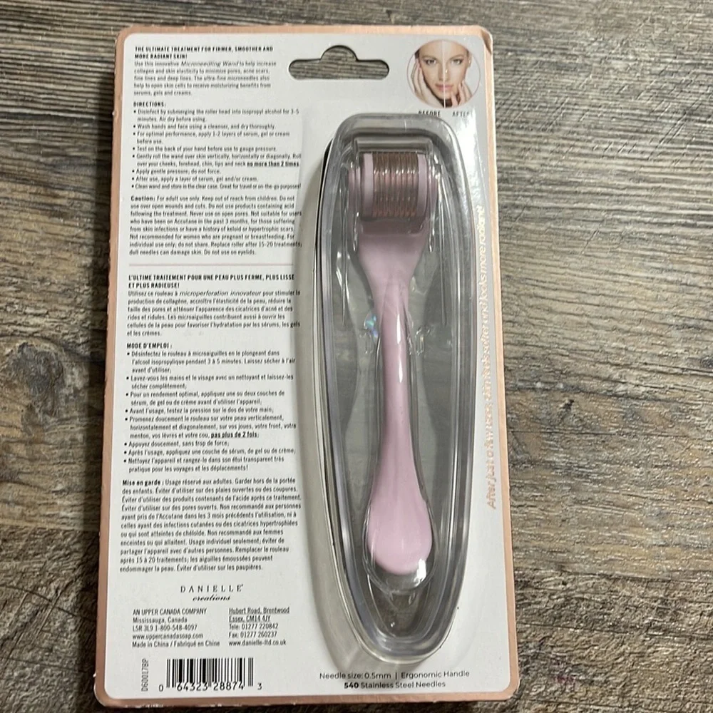 Microneedling roller wand